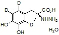 (S)-(-)-Carbidopa-d<sub>3</sub> hydrate