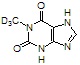 1-Methyl-Xanthine-d<sub>3</sub>