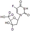 2’-Deoxy-3’β-hydroxy-5-fluorouridine-d<sub>3</sub>