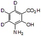 3-Aminosalicylic acid-d<sub>3</sub>