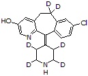 3-Hydroxy desloratadine-d<sub>6</sub>