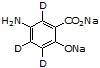 5-Aminosalicylic acid-d<sub>3</sub> disodium