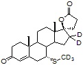 7α-Methylthio spironolactone-d<sub>5</sub>