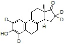 8,9 Dehydroestrone-d<sub>4</sub>