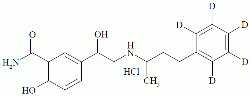 Labetalol-d<sub>5</sub> HCl (mixture of Diastereomers)