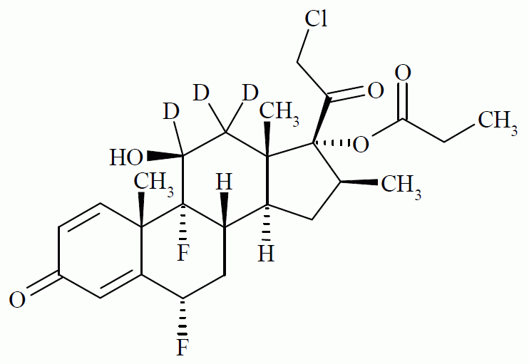 Halobetasol-d<sub>3</sub> propionate