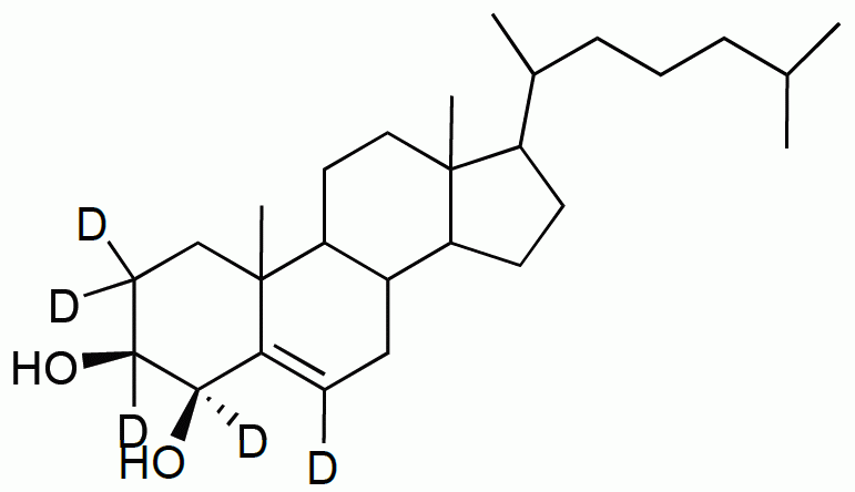 4β-Hydroxycholesterol-2,2,3,4,6-d<sub>5</sub>