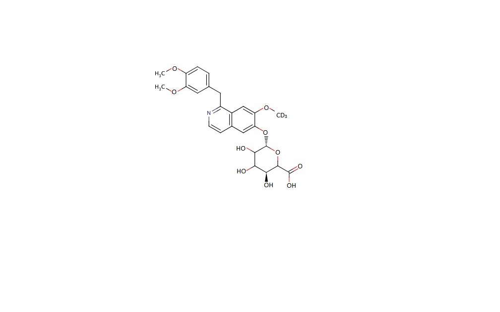 6-Desmethyl Papaverine-d<sub>3</sub> β-D-glucuronide