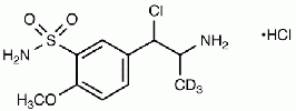 3-Chloro-3-(4’-methoxy-3’-sulfonamidophenyl)-2-propylamine-methyl-d<sub>3</sub> HCl