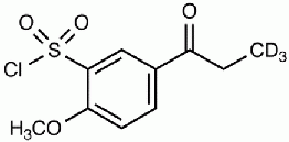 1-(3’-Chlorosulfonyl-4’-methoxyphenyl)-1-propanone-methyl-d<sub>3</sub>