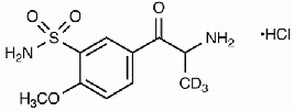 2-Amino-1-(4’-methoxy-3’-sulfonamidophenyl)-2-propanone-methyl-d<sub>3</sub> HCl