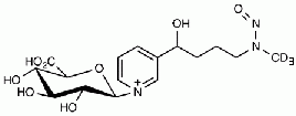 4-(Methyl-d<sub>3</sub>-nitrosamino)-1-(3-pyridyl)-1-butanol-N-β-D-glucuronide