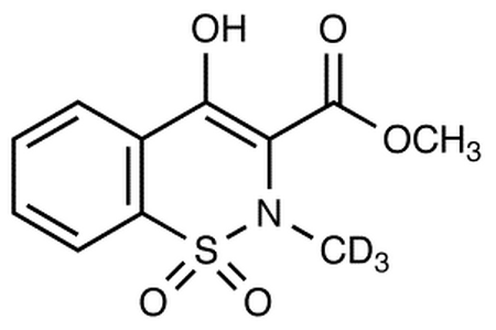 Methyl-4-hydroxy-2-methyl-d<sub>3</sub>-2H-1,2-benzothiazine-3-carboxylate 1,1-Dioxide