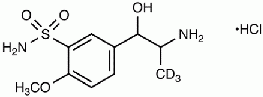 3-Hydroxy-3-(4’-methoxy-3’-sulfonamidophenyl)-2-propylamine-methyl-d<sub>3</sub> HCl