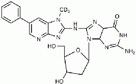 N-(Deoxyguanosin-8-yl)-2-amino-1-methyl-d<sub>3</sub>-6-phenylimidazo[4,5-β]pyridine