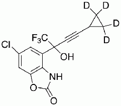 6-Chloro-4-[(2,2,3,3-d<sub>4</sub>propylethynyl)trifluoromethylhydroxymethyl]-3H-benzoxazol-2-one