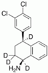 rac cis N-Desmethyl Sertraline-d<sub>4</sub>