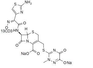 Ceftriaxone-<sup>13</sup>C,d<sub>3</sub> disodium salt