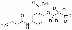 3’-Acetyl-4’-(2,3-epoxypropoxy-d<sub>5</sub>)-butyranilide