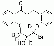 1-[2-(3-Bromo-2-hydroxypropoxy-d<sub>5</sub>)phenyl]-3-phenyl-1-propanone