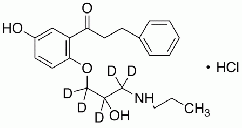 5-Hydroxy Propafenone-d<sub>5</sub> hydrochloride