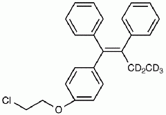 (Z)-1-[4-(2-Chloroethoxyphenyl]-1,2-diphenyl-1-butene-4,4,5,5,5-d<sub>5</sub>