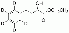 2-Hydroxy-4-phenylbutyric Acid, Ethyl Ester-d<sub>5</sub>