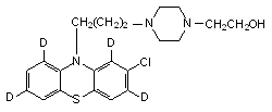 Perphenazine-d<sub>4</sub> (phenothiazine-1,3,7,9-d<sub>4</sub>)