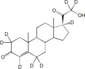 4-Pregnen-21-ol-3,20-dione-2,2,4,6,6,17α,21,21-d<sub>8</sub>