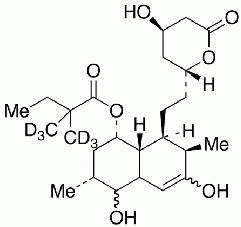3’,5’-Dihydroxy Simvastatin-D-<sub>6</sub>