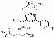 Rosuvastatin-d<sub>3</sub> Sodium Salt