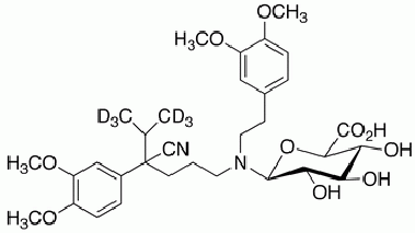 Norverapamil-d<sub>6</sub> N-β-D-Glucuronide HCl