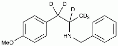 rac-N-Benzyl-3-(4-methoxyphenyl)-2-propylamine-d<sub>6</sub>