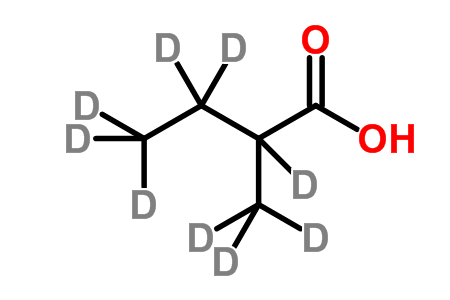 (+/-)-2-Methylbutyric-d<sub>9</sub> Acid