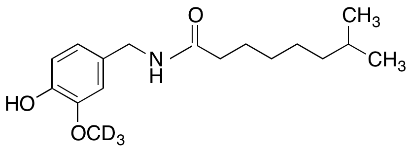 Nordihydro capsaicin-d<sub>3</sub>