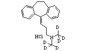 Amitriptyline-d<sub>6</sub> hydrochloride (N,N-dimethyl-d<sub>6</sub>)