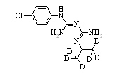 Chlorguanide-d<sub>6</sub> hydrochloride