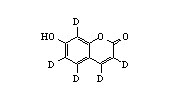 7-Hydroxycoumarin-d<sub>5</sub>