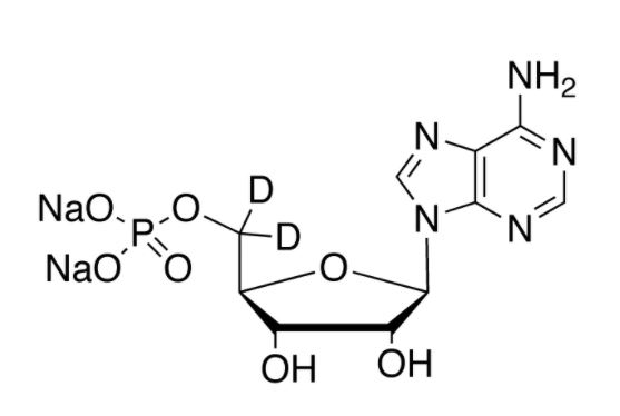 Adenosine 5’-monophosphate-5’,5’-d<sub>2</sub> disodium salt
