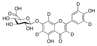 Apigenin-d<sub>5</sub> 7-glucuronide