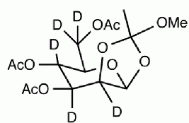 2,3,4,6,6’-Pentadeuterio-3,4,6-tri-O-acetyl-β-D-mannopyranose 1,2-(methyl Orthoacetate)