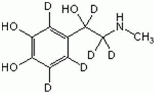 (+/-)-Epinephrine-2,5,6,α,β,β-d<sub>6</sub> 
