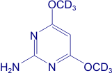 2-Amino-4,6-dimethoxy-d<sub>6</sub>-pyrimidine