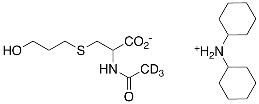 N-Acetyl-d<sub>3</sub>-S-(3-hydroxypropyl)cysteine Dicyclohexylammonium Salt
