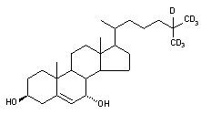 7α-Hydroxycholesterol-25,26,26,26,27,27,27-d<sub>7</sub>