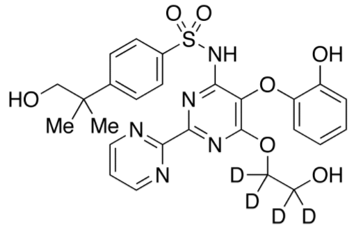 Hydroxy Desmethyl Bosentan-d<sub>4</sub>