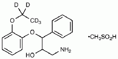 (2RS,3RS)-1-Amino-3-(2-ethoxy-d<sub>5</sub>-phenoxy)-2-hydroxy-3-phenylpropane Methanesulfonate Salt