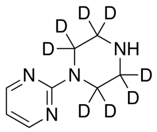 2-(1-Piperazinyl)pyrimidine-d<sub>8</sub>