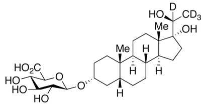 Pregnanetriol-d<sub>4</sub> 3α-O-β-D-glucuronide