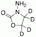 3-Amino-2-oxazolidinone-d<sub>4</sub>